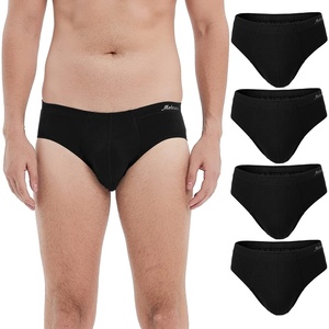 image:imageMolasus Mens Breathable Cotton Briefs Underwear No Fly Covered Waistband UnderpantsS3XLBlackpack of 4