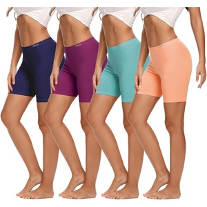 image:imageMolasus Womens Cotton Boxer Shorts Underwear Anti Chafing Bike ShortsRegular amp Plus SizeSapphire BlueBurgundyGrass GreenOrange