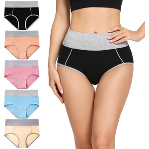 image:imageMolasus Womens Cotton Underwear Briefs High Waisted Ladies Panties Regular amp Plus Size